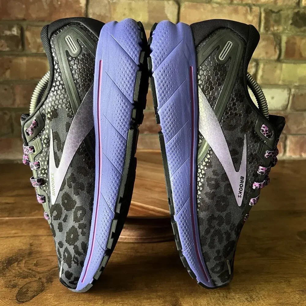 Brooks Ghost 14 Electric Cheetah Run Wild Womens 9 Neutral Cushion Running Shoes